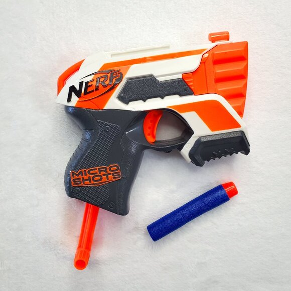 NERF Micro Shot Gun Pistol Blaster - Picture 1 of 4